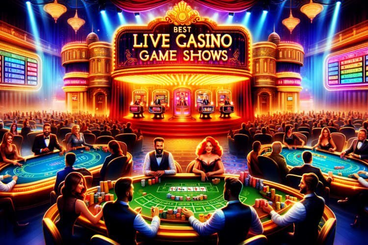 Tampilan dashboard permainan slot dan live dealer